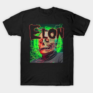 Elon Musk Dark Art Deathcore Aesthetic T-Shirt